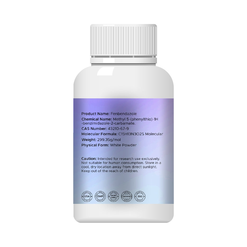 PetsClub - Fenbendazole 444mg 90 Capsules - Fenben 444mg - Ensures >99% purity of the highest quality products.